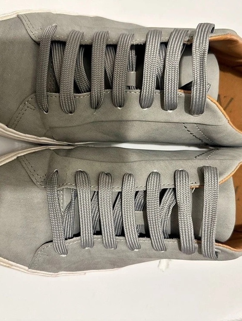 Zara Gray Lace-Up Sneakers US 39